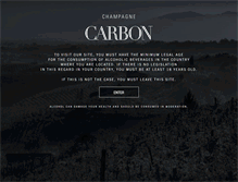 Tablet Screenshot of champagne-carbon.com